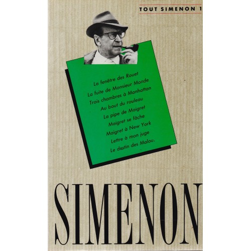 Tout Simenon tome 1  Georges Simenon